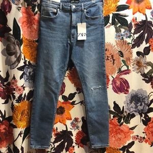 Zara high waisted skinny jeans